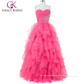 Grace Karin Strapless Off shoulder Organza Long Western Boutique Dresses CL3411-1